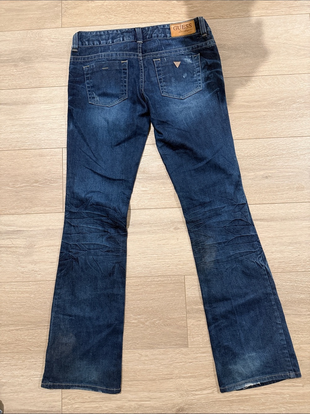 Guess Women's Dark Blue Bootcut Jeans - Picture 3 of 3